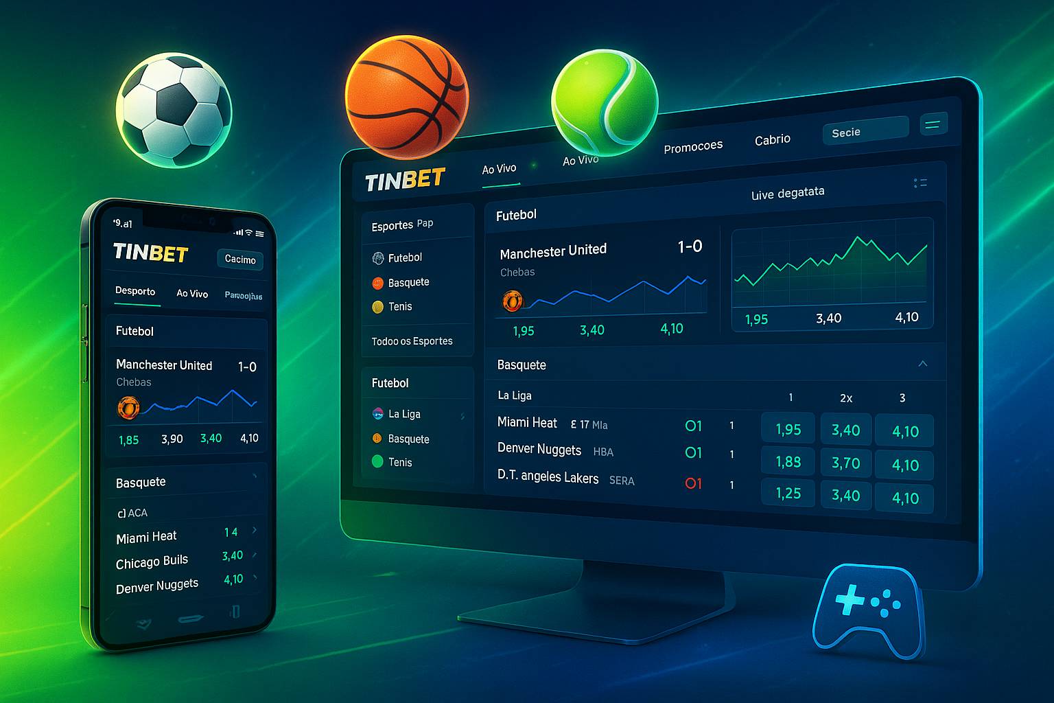 Aposte em apostas esportivas no cassino online TINBET
