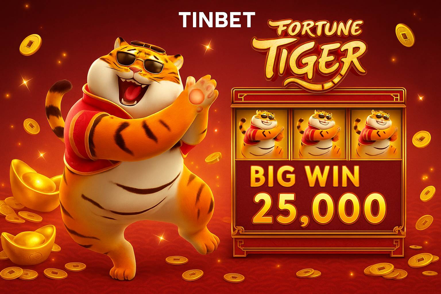 Fortune Tiger é um jogo imperdível no TINBET Casino
