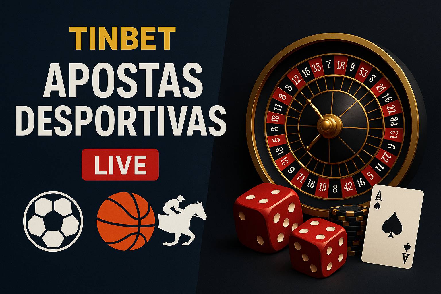 Apostas esportivas no cassino online TINBET